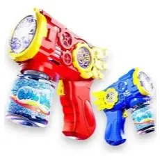Lança bolinha de sabão arminha de sabão infantil colorida criança brinquedo automatica
