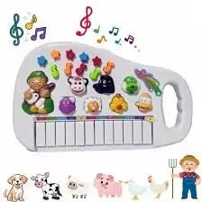 Teclado Musical Infantil Fun Time Keyboard Toca Musica Brinquedo Bebe Criança dia das crianças promoção