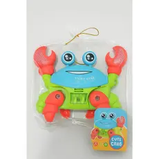 Caranguejo brinquedo fujão movimento maluco siri musical menino criança dia das crianças