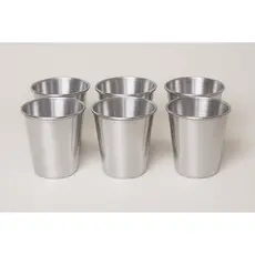 Copo de aluminio kit com 6 unidades caneca