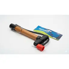 Bomba de Inflar Manual Portátil para Bicicleta Colchão Pneu Bico Duplo