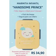 Lancheira Marmita infantil ideal para escola vem com talheres