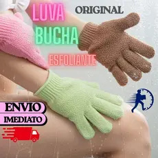 ESPONJA BUCHA DE NYLON ESFOLIANTE P/BANHO MOD. LUVA 18X12,5CM COLORS AFD02005 RIO DE OURO