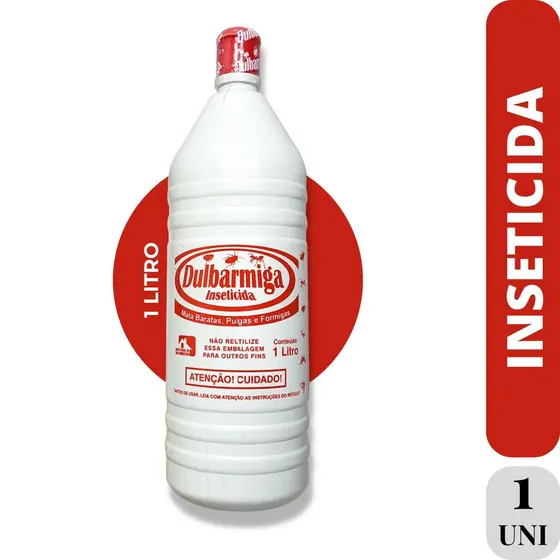 REMÉDIO DE BARATAS PULGAS FORMIGAS E MAIS DULBARMIGA ORIGINAL(NÃO INFLAMÁVEL)