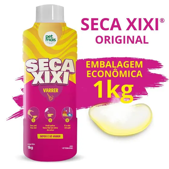 Seca Xixi Varrer - PETMAIS - 1Kg - Embalagem Econômica - Aroma Agradável, Fácil de Usar