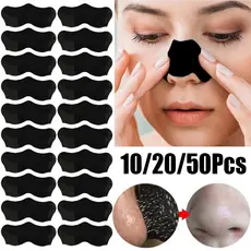 10/20/50 Pcs Bambu Carvão Profundo Limpeza Nariz Tira Cravo Nasal Ponto Facial Dot Adesivo Máscara Removedor Bom