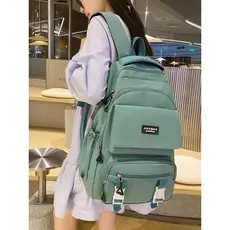 CHIC ROSA Mochila Escolar Femenina De Costas Reforçada