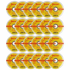 Kit 24 Discos De Corte Starrett Inox 115mm 4.1/2 x 1mm Extra Fino Esmerilhadeira