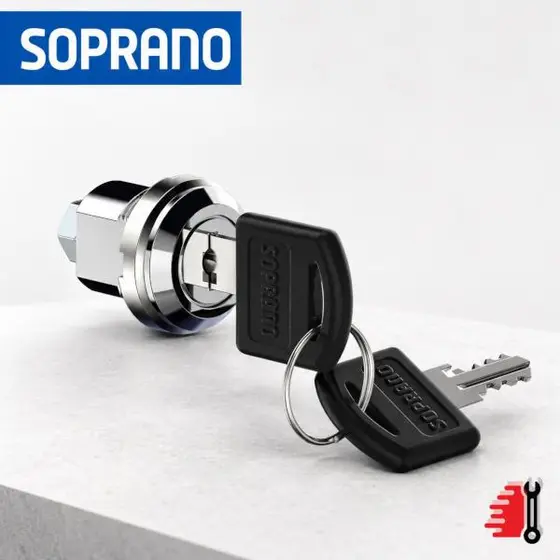Fechadura Com Lingueta E Chave Armário De Aço 4511 Soprano