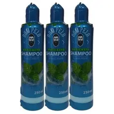 Kit 3 Shampoo Anticaspas 3 Em 1 Dom Pelo Para Barba, Cabelo E Bigode
