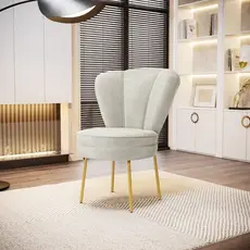 Cadeira Moderna para Sala de Jantar Mesa Tecido Veludo Confortável Resistente Ergonômica
