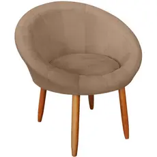 Poltrona Roma para Sala de Espera Decorativa Cadeira Estofada Resistente Escritório Recepção de Luxo