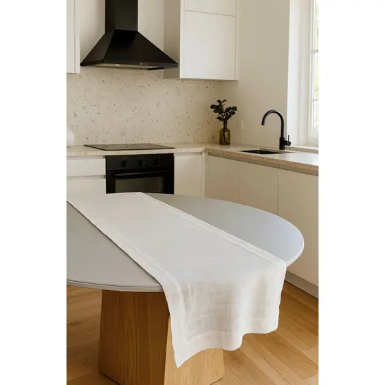 Caminho de Mesa Diversos Tamanhos Linho Decoração Trilho de Mesa Grande Luxo Rústico Promoção
