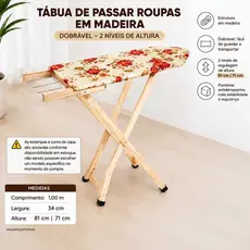 ✨ Tábuas de passar roupa (ESTAMPAS SORTIDAS)