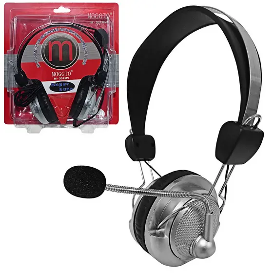 Fone De Ouvido M-301 MV Gamer Headset Super Bass Com Microfone,