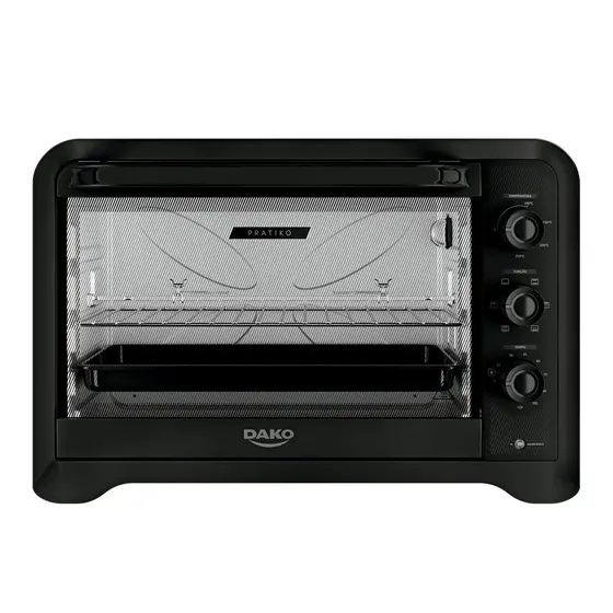 Forno de Bancada Elétrico Dako PratiKo 70 L com Grill Preto