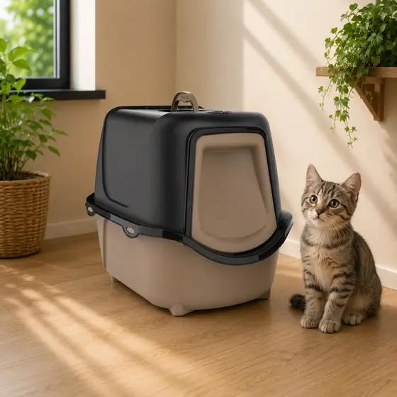 Caixa de Areia Para Gatos Fechada Banheiro Sanitário + Filtro Anti Odor e Pá Promoção Envio Imediato