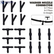 UQ 18pcs/set Universal T Y I Tipo Limpador De Pára-Brisas Dianteiro Do Carro Bocal Da Junta Tubo De Limpeza Mangueira