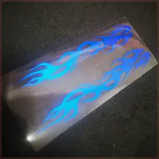 Adesivos Refletivos De Chama De Motocicleta , Autoadesivos , Tira De Fogo Legal , Modificados , À Prova D'água , Decoraç