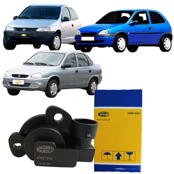 Sensor Posição Borboleta TPS Celta Corsa 1.0 1.6 Gasolina 1997 a 2006 Magneti Marelli