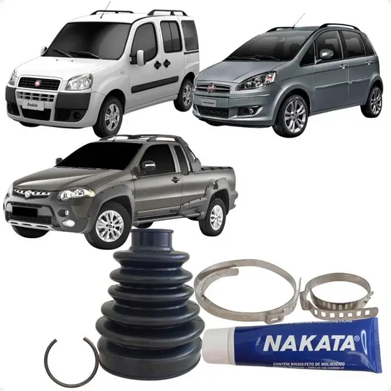 Kit Coifa Homocinética Roda Doblo Idea Strada 1.6 1.8 E-Torq