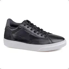 Sapatênis Rafarillo Fly Alth +7cm Altura Couro Legítimo Conforto Masculino Discreto 58051-01
