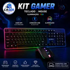 KIT Teclado GAMER + Mouse Gamer