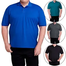 camisa polo masculina plus size premium