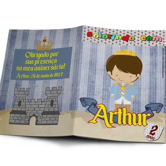 20 Livrinhos para Colorir Personalizados (Qualquer tema)  Capa de Papel Fosco