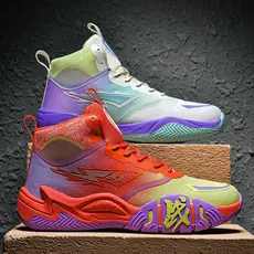 Tênis De Basquete Da Moda Masculina | Sapatos De Treinamento De Ginástica Antiderrapantes Acolchoados E Resistentes Ao D