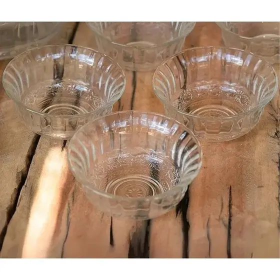 Conjunto 3 Bowls Vidro Alexa Refratário Petiscos Lanches Sobremesa Porção Cozinha Servir Mesa