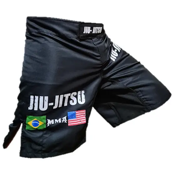Bermuda de Tactel Jiu JItsu Competidor Brasil Eua Nogi Sem Kimono