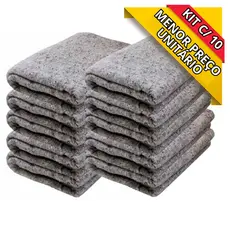 Kit 10 Cobertores Manta Casal Doação Popular Grosso 1,60m x 1,90m Cobertor Sorriso