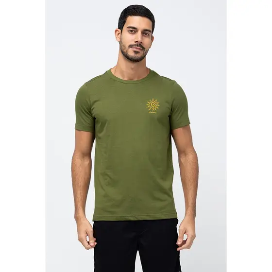 Camiseta Básica 100% Algodão Masculina Estampada Confortável