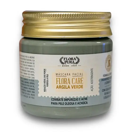 MÁSCARA FACIAL DE ARGILA VERDE!