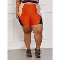 Bermuda Fitness Brilhosa Plus Size 11201