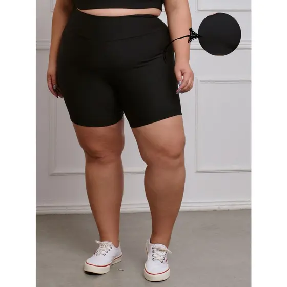 Bermuda Canelada Fitness Plus Size Academia 11242