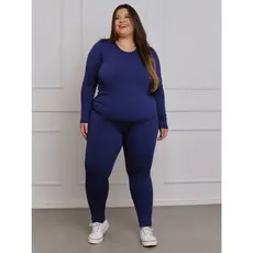 Conjunto Plus Size Térmica Flanelada Inverno 11095/11127