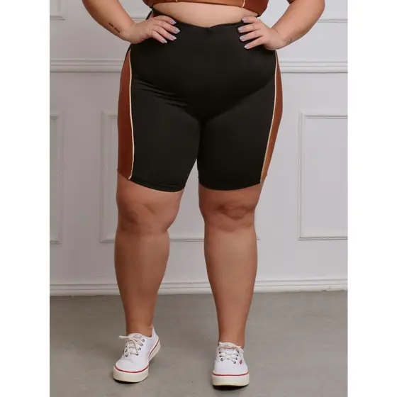 Bermuda Fitness Plus Size  Academia 11239