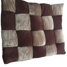 Almofada Pet quadriculada Cães e Gatos  Conforto de cama 50x60