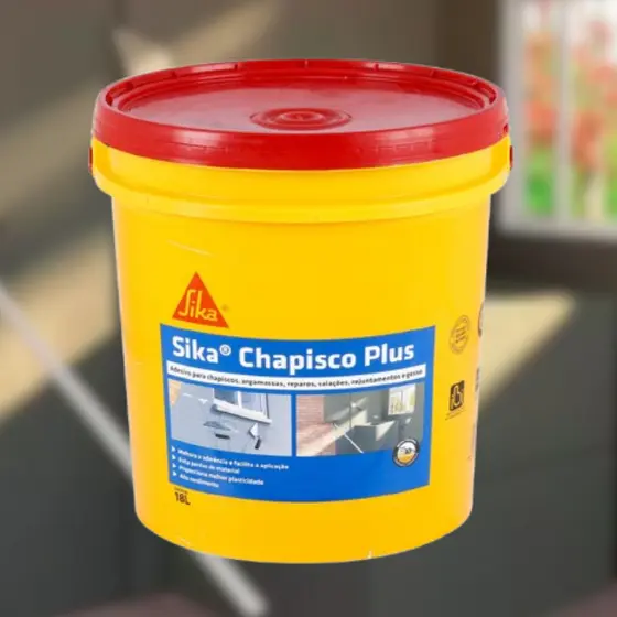 SIKA CHAPISCO PLUS 18L Adesivo para argamassas, chapisco e gesso