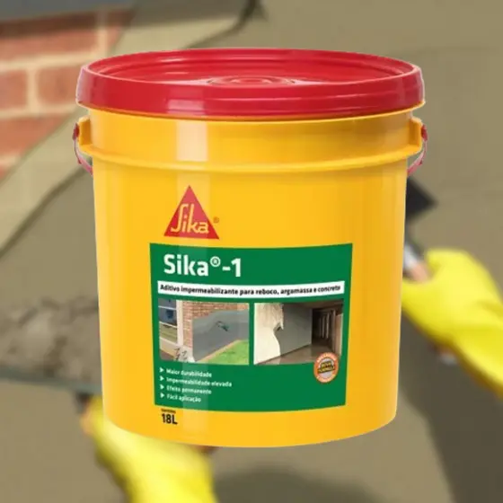 Aditivo Impermeabilizante para Argamassa e Concreto Sika®-1 18 Litros