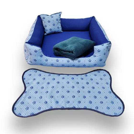 Cama de agato e chachorro lavavel super macia e confortavel com ziper resistente