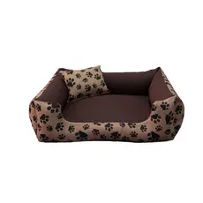 cama pet 60x60 com zíper para gato e cachorro caminha Macia resistente acompanha uma almofadinha
