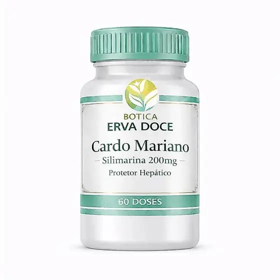 Silimarina (Cardo Mariano) 200mg 60 Doses