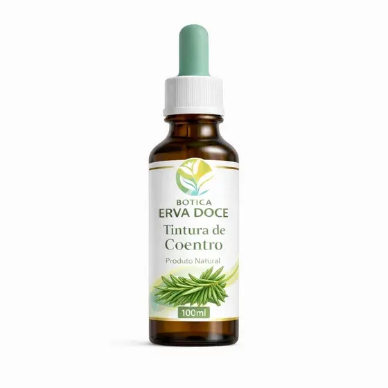 Tintura de Coentro 100ml Concentrada 100% Pura