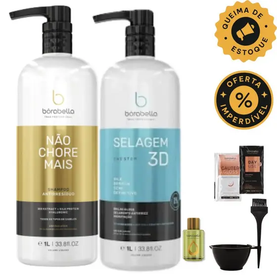 Shampoo 1L + Selante 1L Borabella