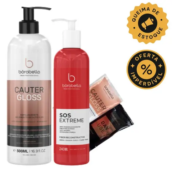 Borabella Cauter Gloss 500ml + SOS Extreme 240ml