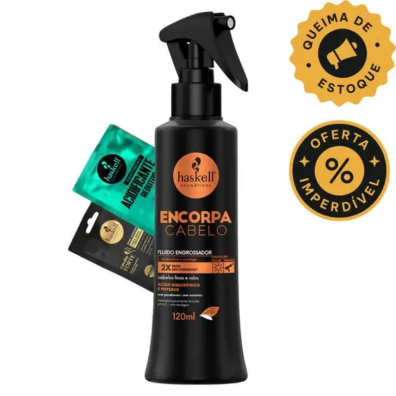 Haskell Encorpa Cabelo Fluido Engrossador 120ml