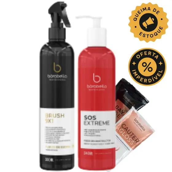 Borabella Brush Fluido 9x1 + Sos Extreme 240ml